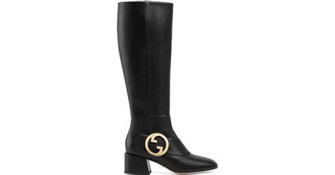 tall black gucci boots